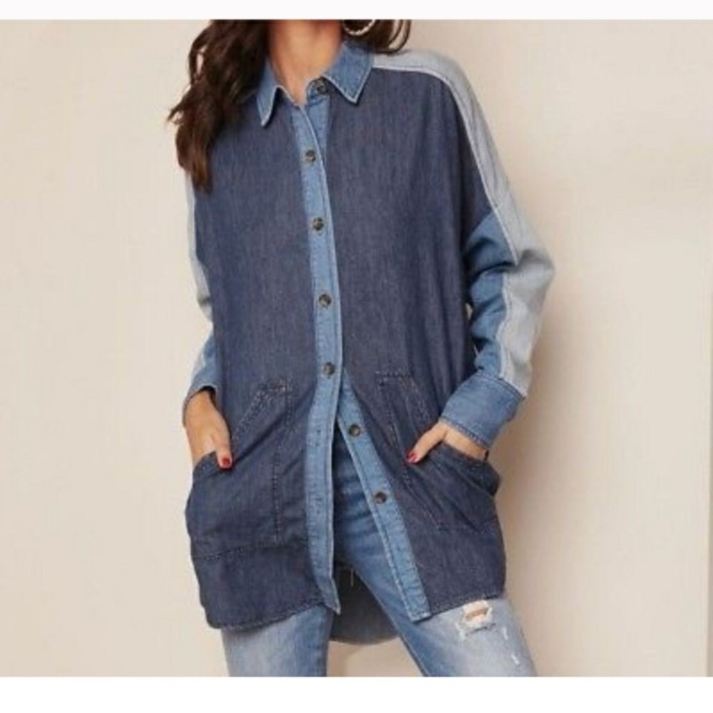 Free People Button Down Shirt